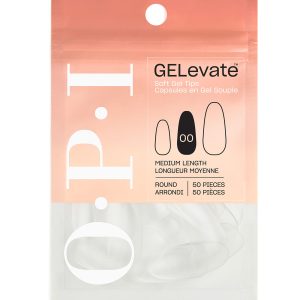 GELevate™ Soft Gel Tips Refill Pack - Round Shape Medium Length