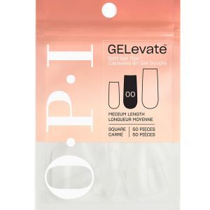 GELevate™ Soft Gel Tips Refill Pack - Square Shape Medium Length